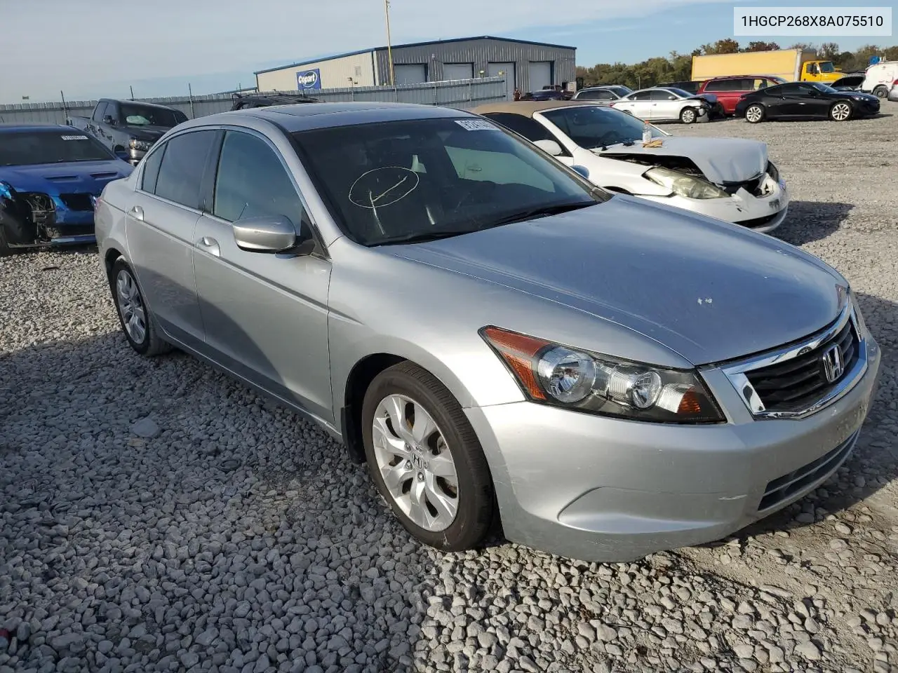 1HGCP268X8A075510 2008 Honda Accord Exl