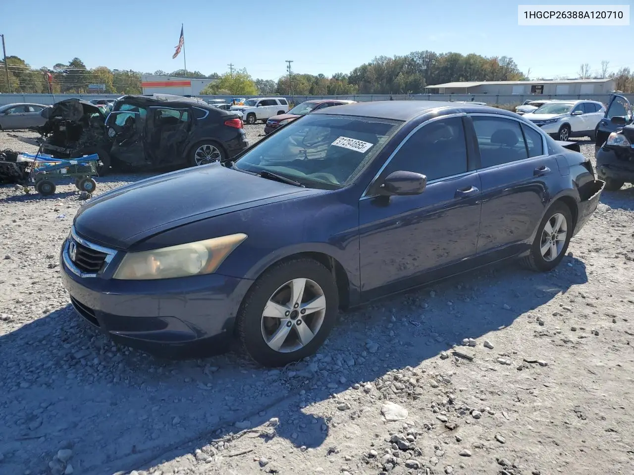 1HGCP26388A120710 2008 Honda Accord Lx