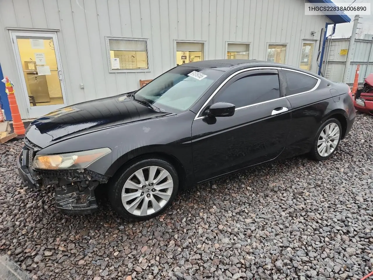 1HGCS22838A006890 2008 Honda Accord Exl