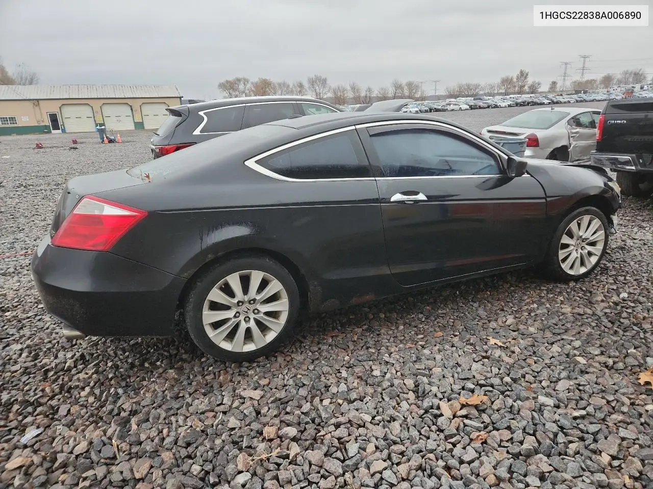 1HGCS22838A006890 2008 Honda Accord Exl