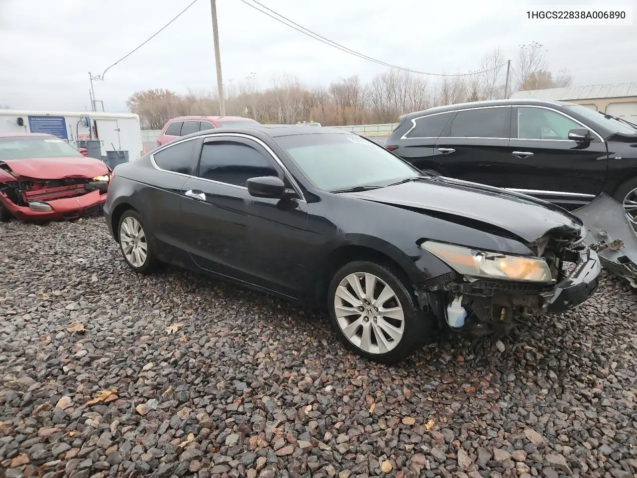 1HGCS22838A006890 2008 Honda Accord Exl