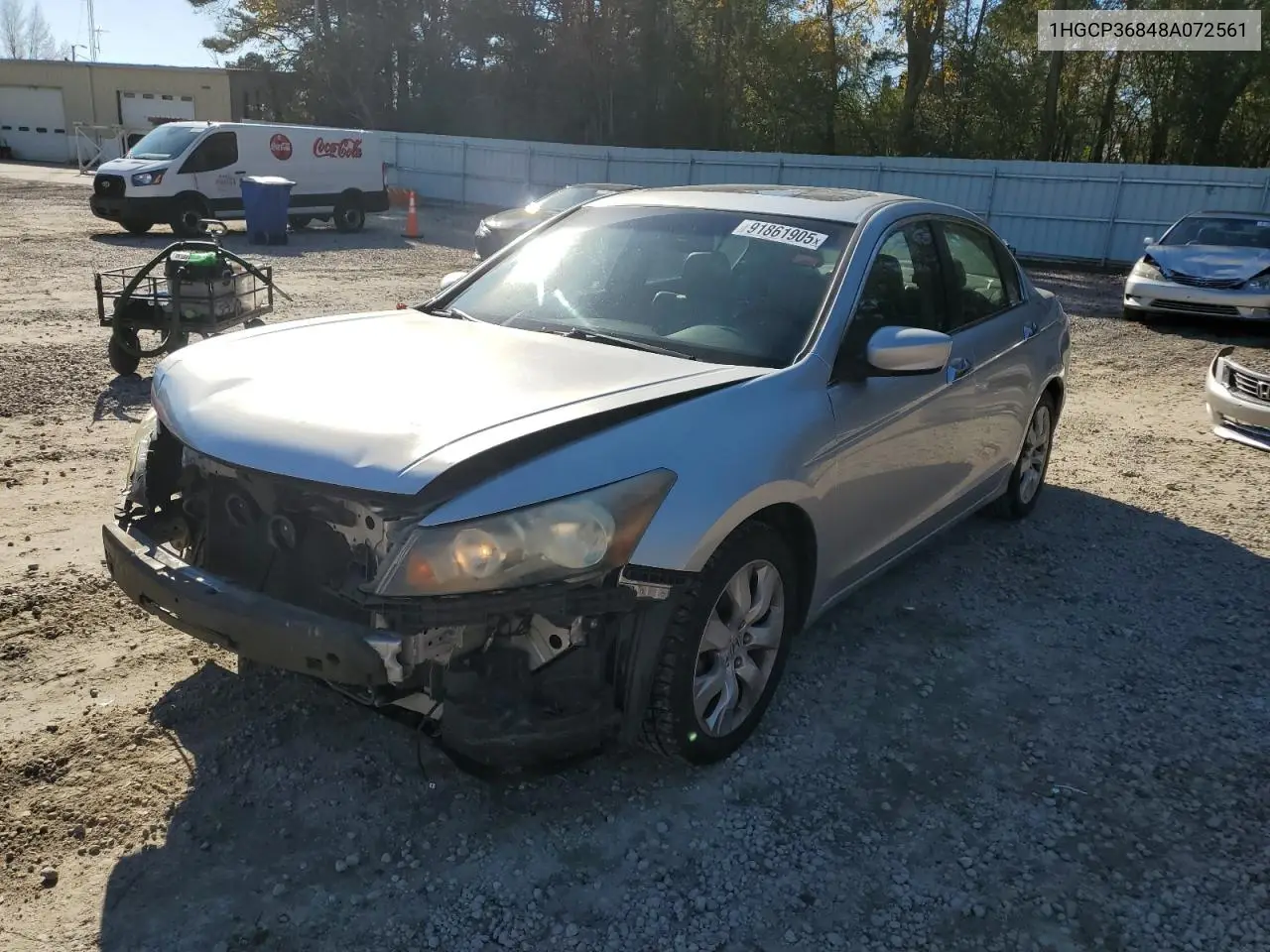 1HGCP36848A072561 2008 Honda Accord Exl