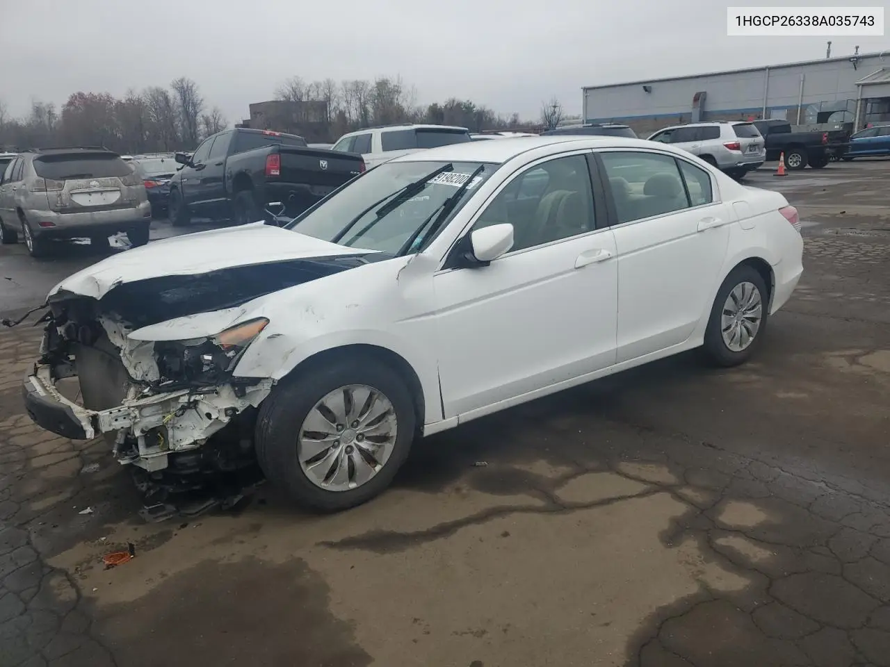 1HGCP26338A035743 2008 Honda Accord Lx