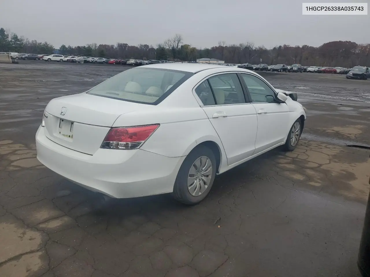 1HGCP26338A035743 2008 Honda Accord Lx