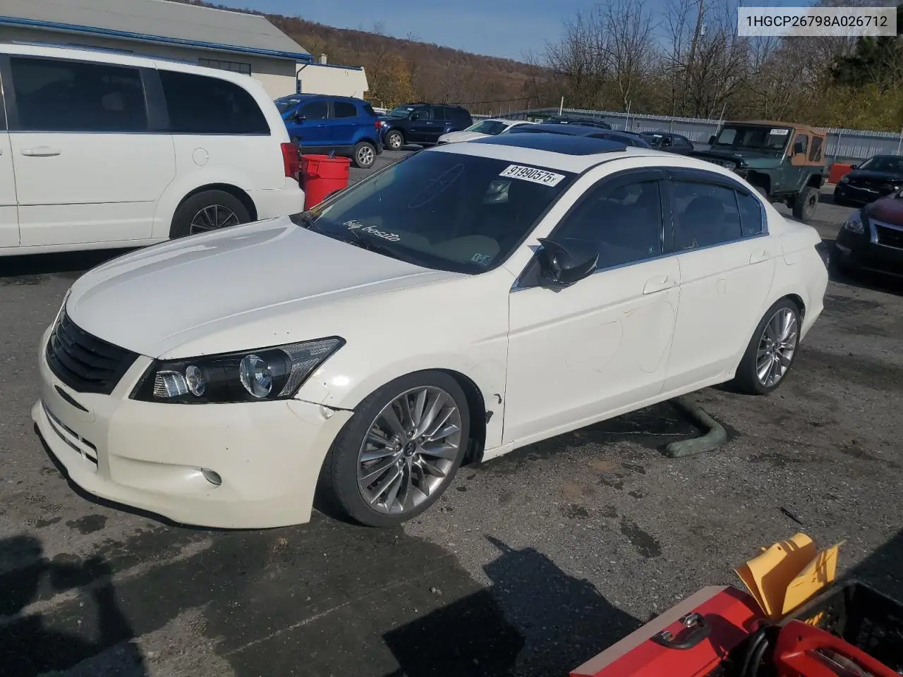 1HGCP26798A026712 2008 Honda Accord Ex