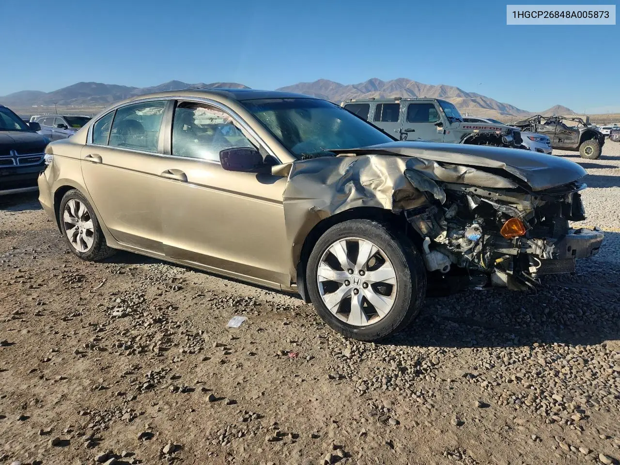 1HGCP26848A005873 2008 Honda Accord Exl