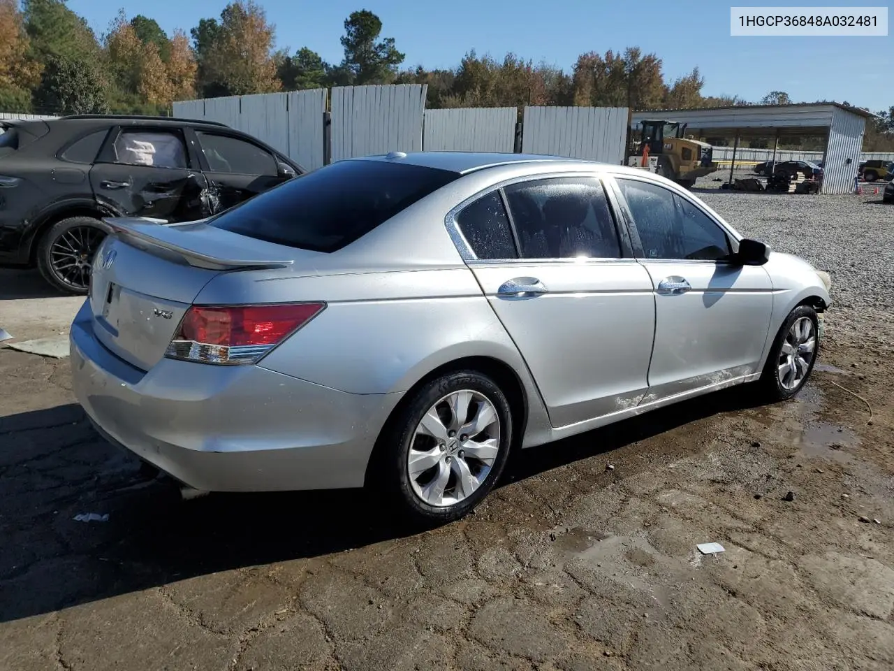 1HGCP36848A032481 2008 Honda Accord Exl