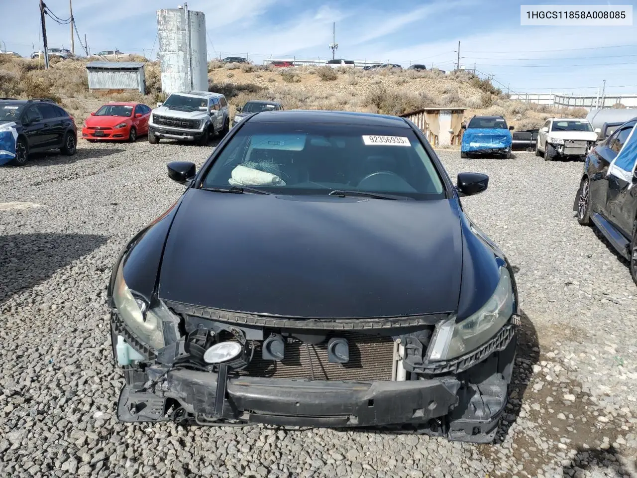1HGCS11858A008085 2008 Honda Accord Exl