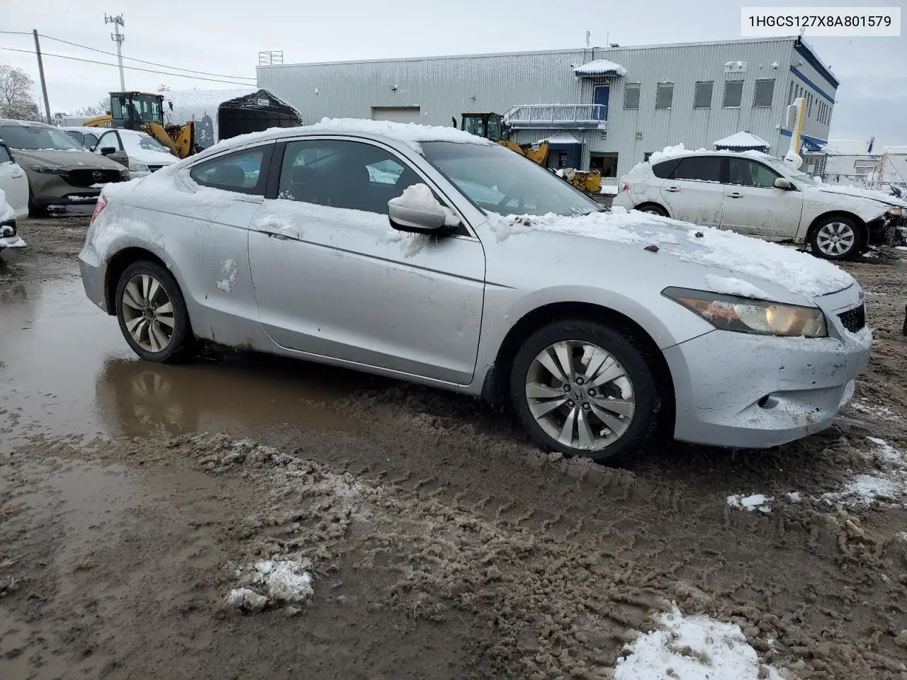1HGCS127X8A801579 2008 Honda Accord Ex