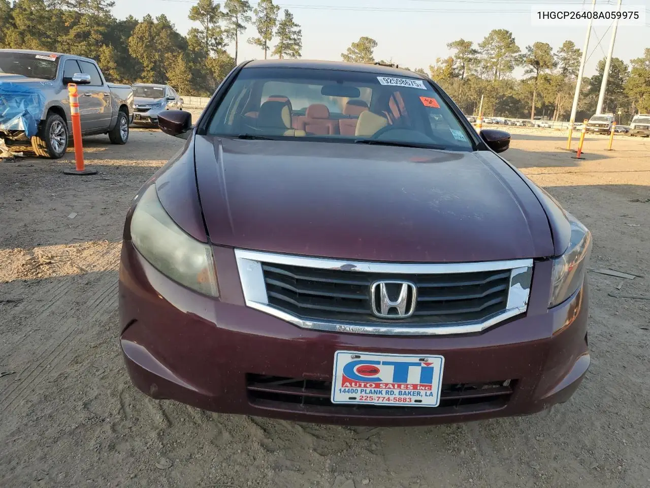 1HGCP26408A059975 2008 Honda Accord Lxp
