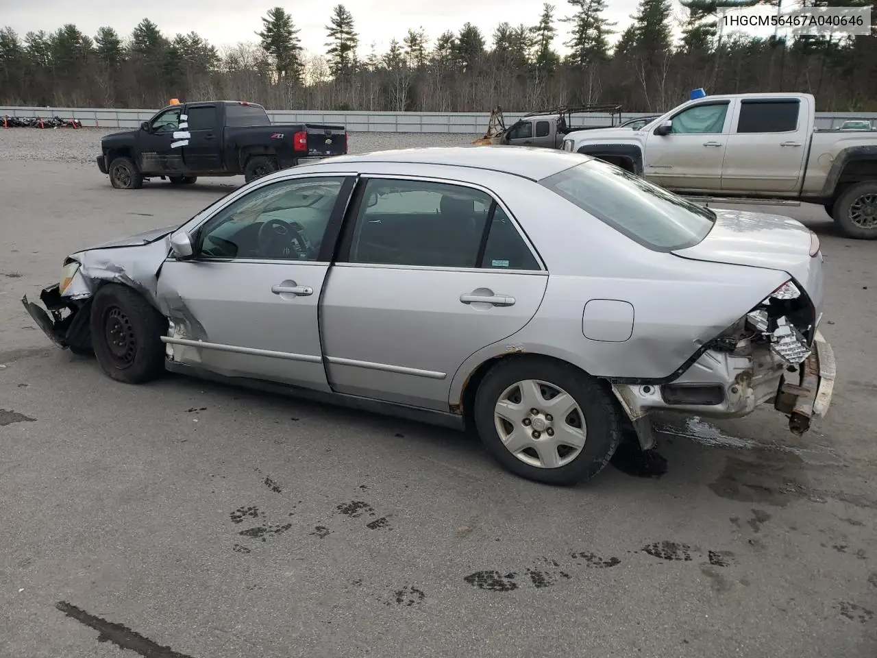 1HGCM56467A040646 2008 Honda Accord Lx