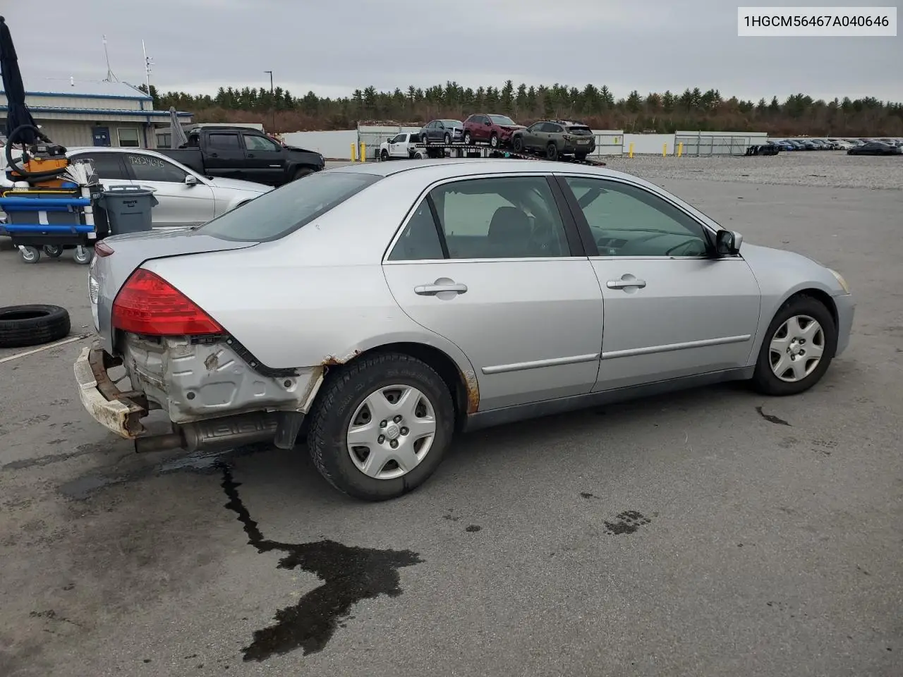1HGCM56467A040646 2008 Honda Accord Lx