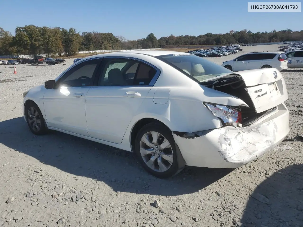 1HGCP26708A041793 2008 Honda Accord Ex
