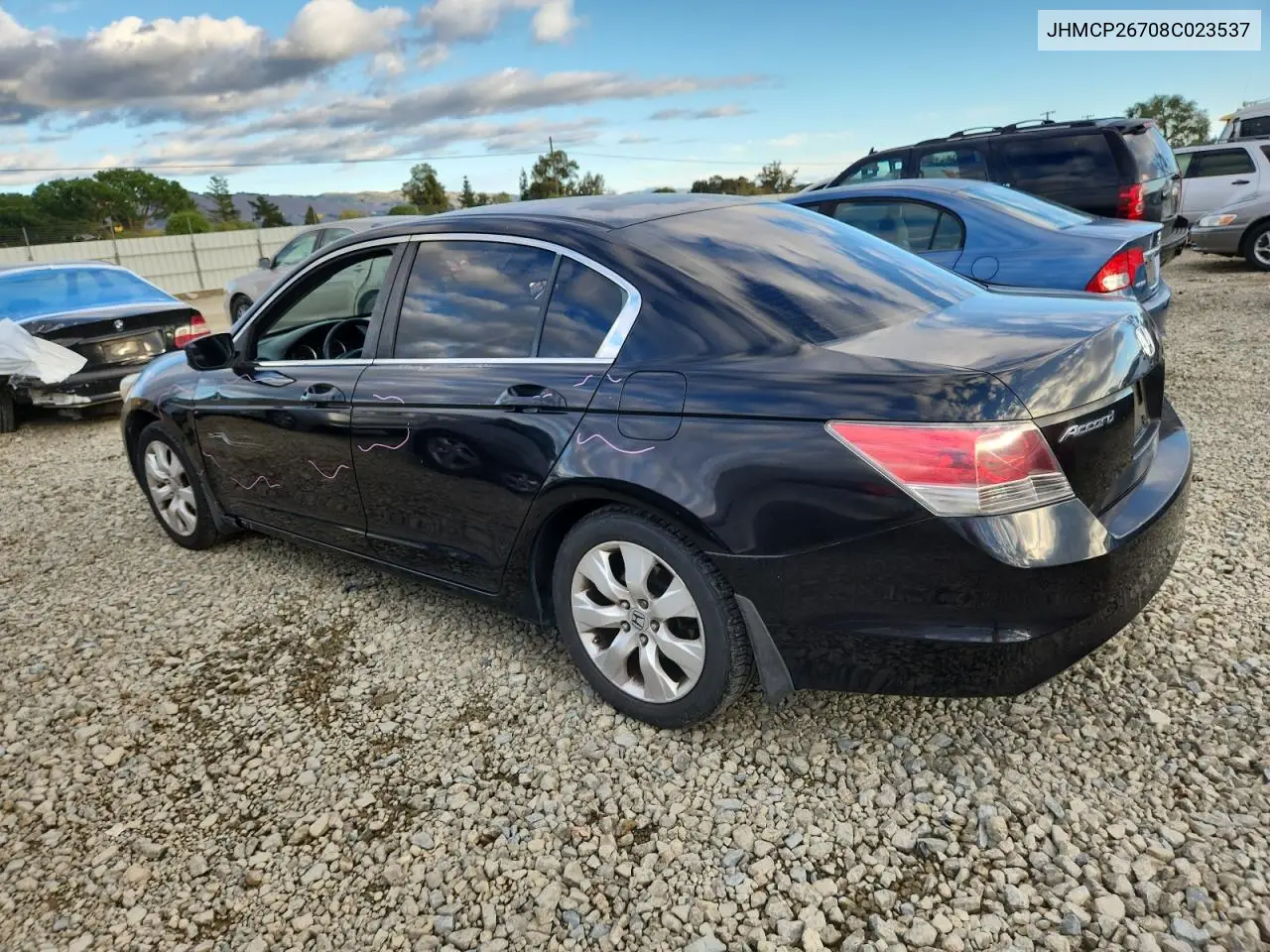JHMCP26708C023537 2008 Honda Accord Ex