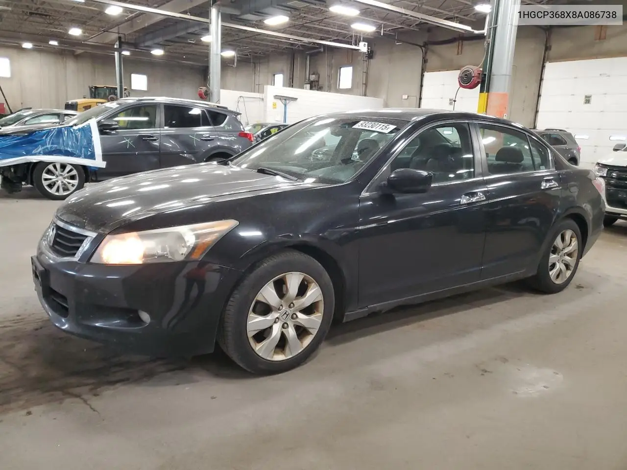 1HGCP368X8A086738 2008 Honda Accord Exl