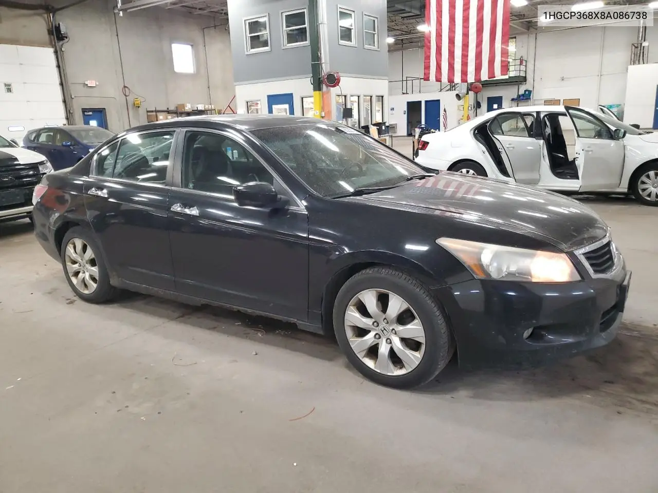 1HGCP368X8A086738 2008 Honda Accord Exl