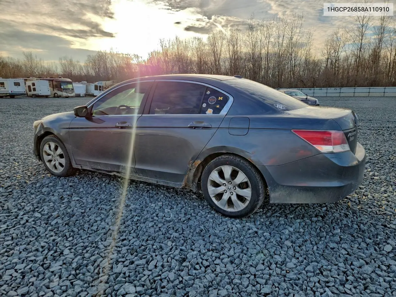 1HGCP26858A110910 2008 Honda Accord Exl