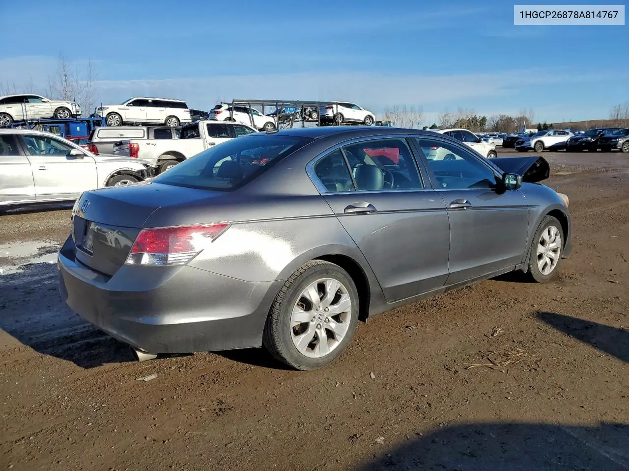 1HGCP26878A814767 2008 Honda Accord Exl