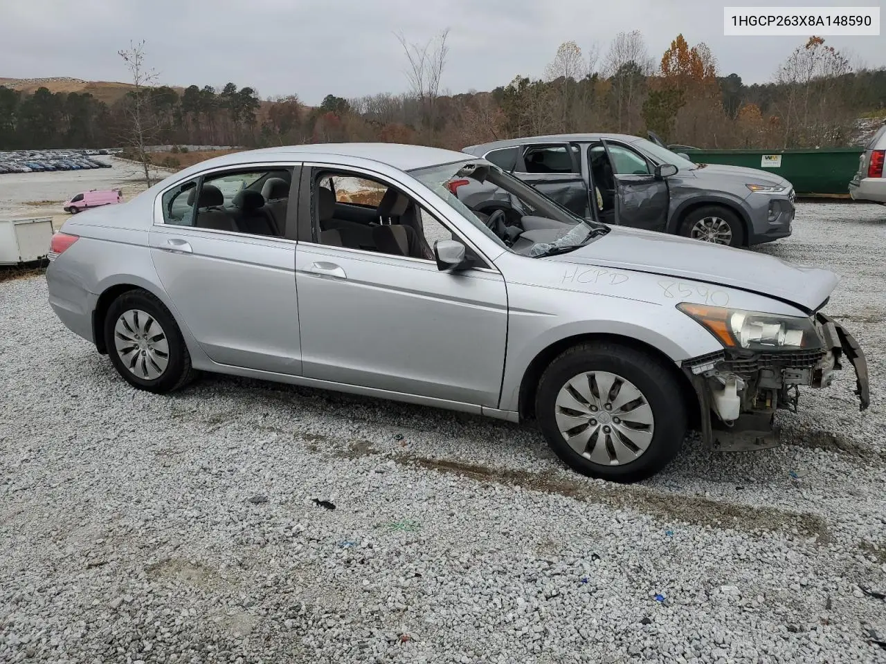 1HGCP263X8A148590 2008 Honda Accord Lx