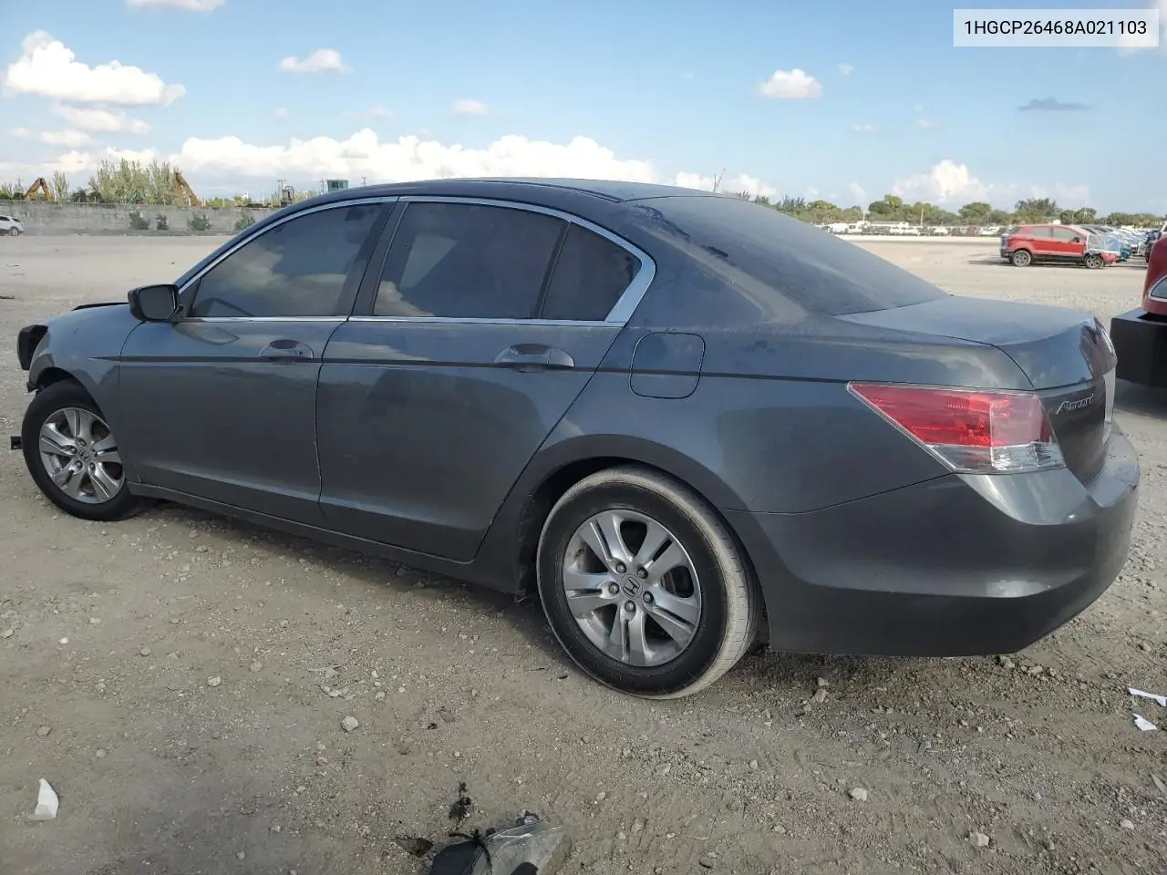 1HGCP26468A021103 2008 Honda Accord Lxp