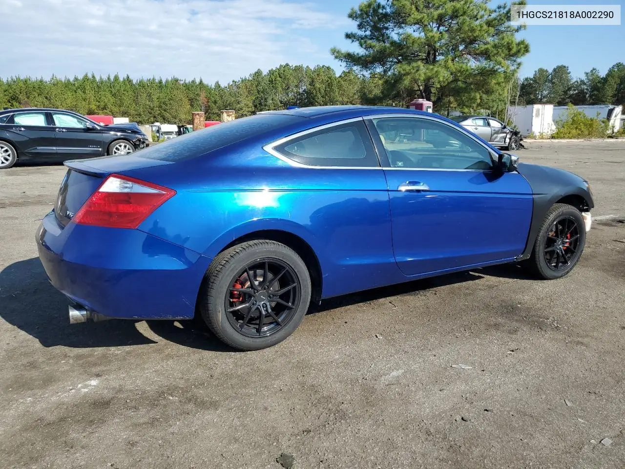 1HGCS21818A002290 2008 Honda Accord Exl