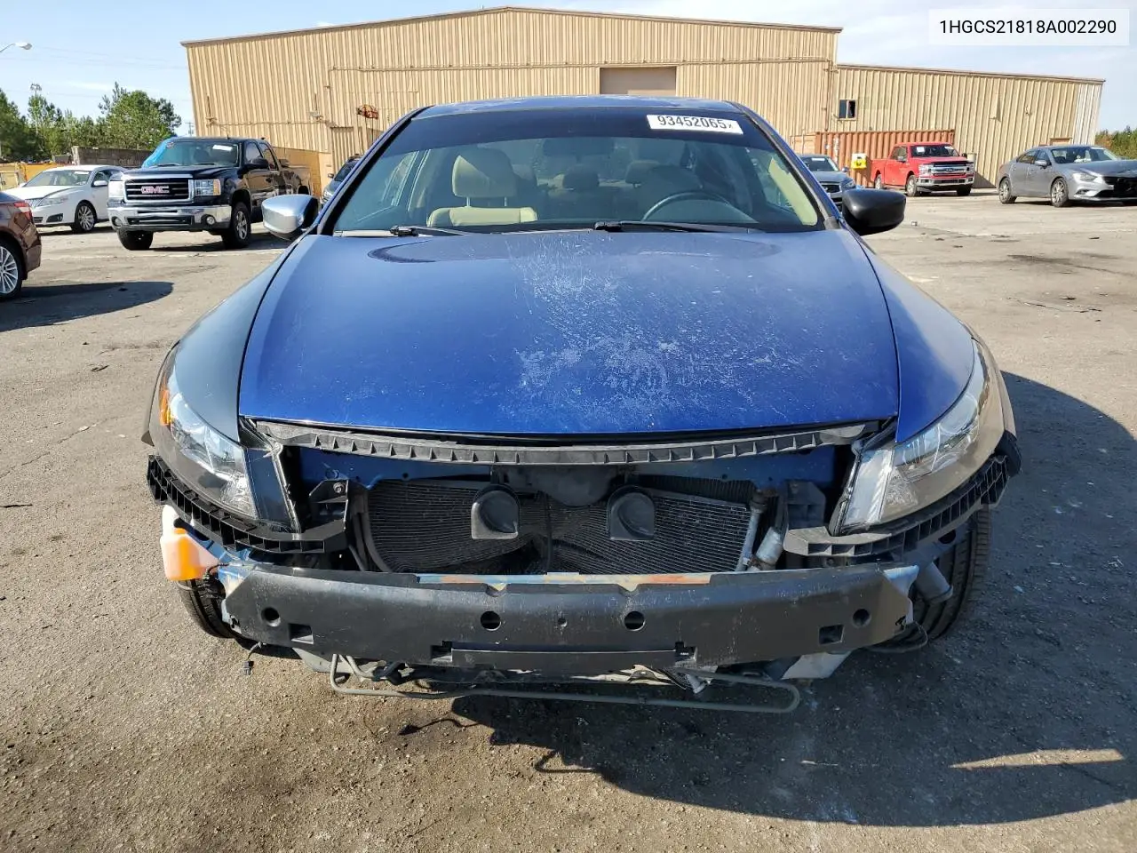 1HGCS21818A002290 2008 Honda Accord Exl