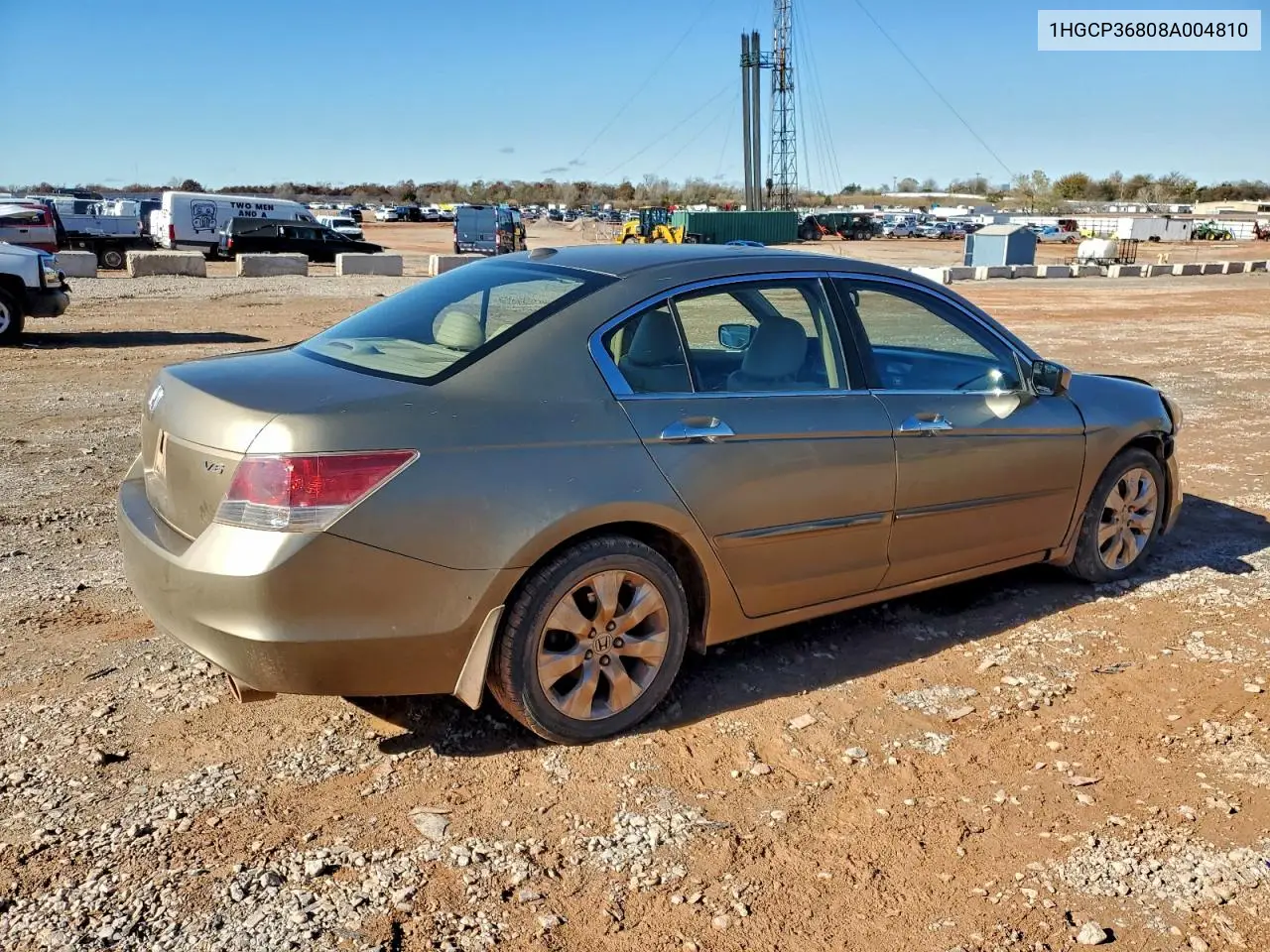 1HGCP36808A004810 2008 Honda Accord Exl