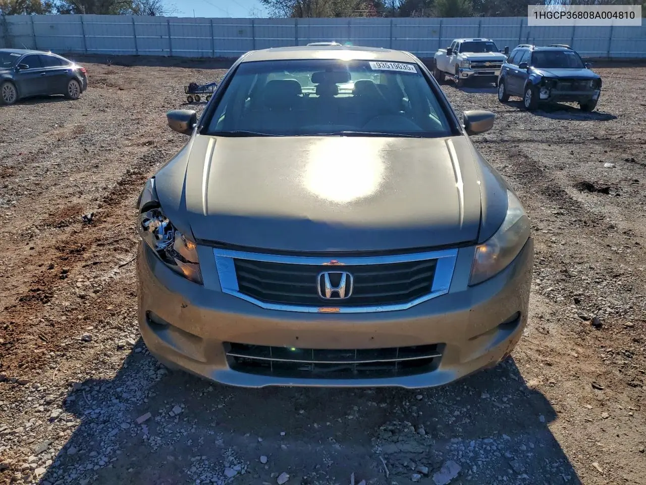 1HGCP36808A004810 2008 Honda Accord Exl