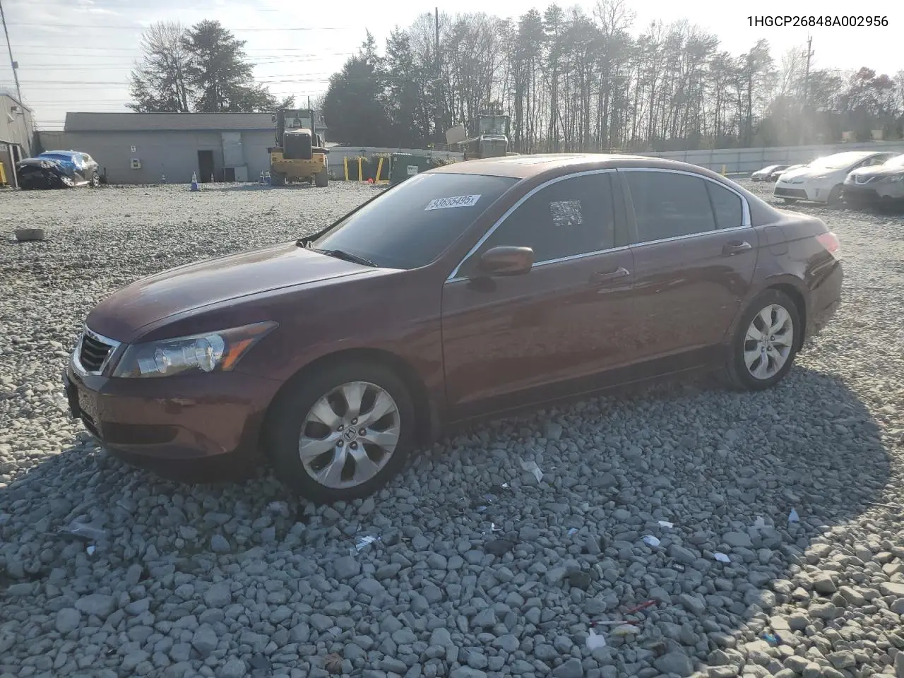 1HGCP26848A002956 2008 Honda Accord Exl