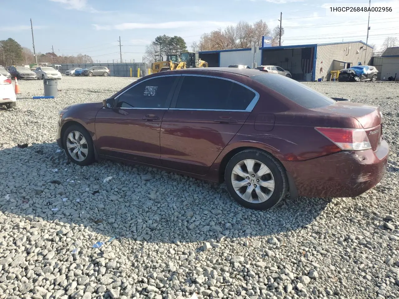 1HGCP26848A002956 2008 Honda Accord Exl