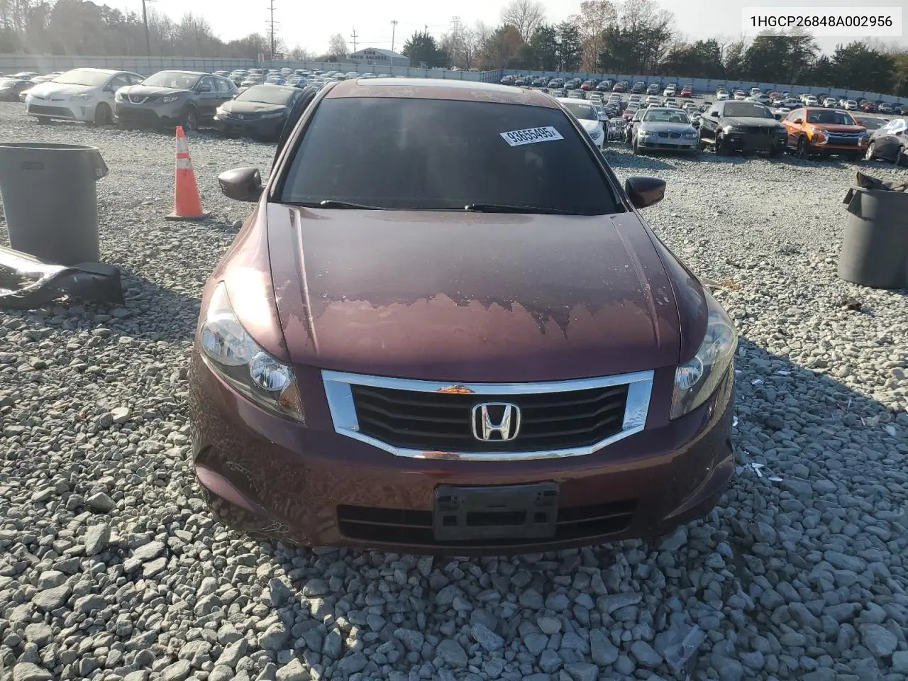 1HGCP26848A002956 2008 Honda Accord Exl
