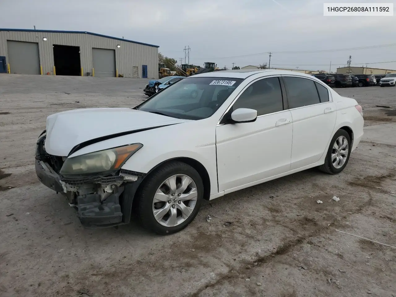 1HGCP26808A111592 2008 Honda Accord Exl