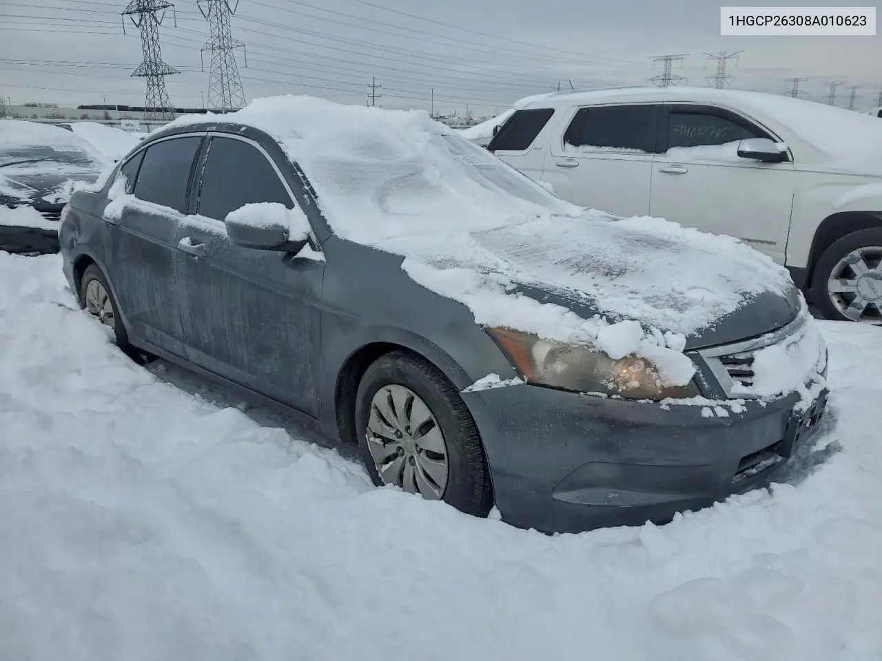 1HGCP26308A010623 2008 Honda Accord Lx