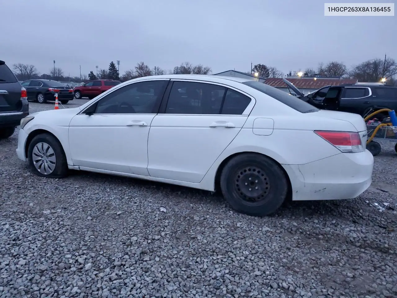 1HGCP263X8A136455 2008 Honda Accord Lx
