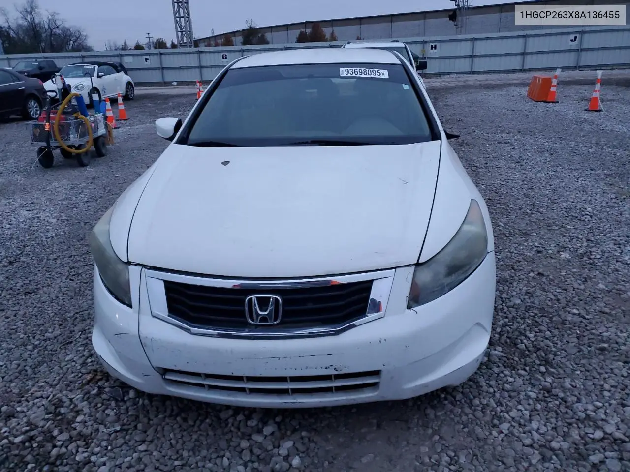 1HGCP263X8A136455 2008 Honda Accord Lx
