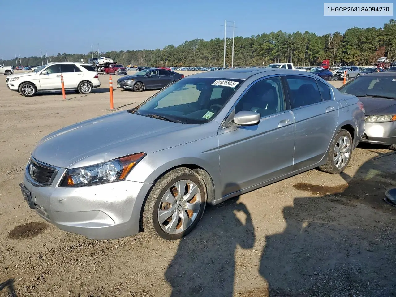 1HGCP26818A094270 2008 Honda Accord Exl