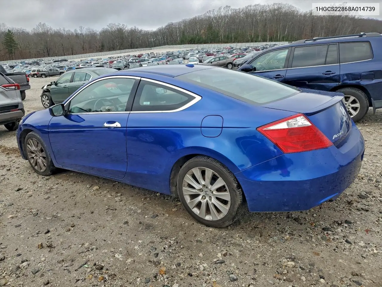 1HGCS22868A014739 2008 Honda Accord Exl
