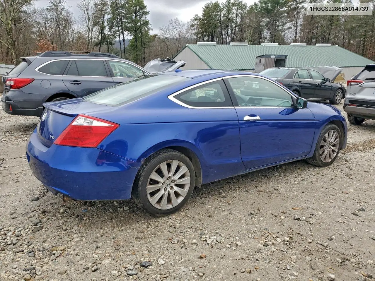 1HGCS22868A014739 2008 Honda Accord Exl