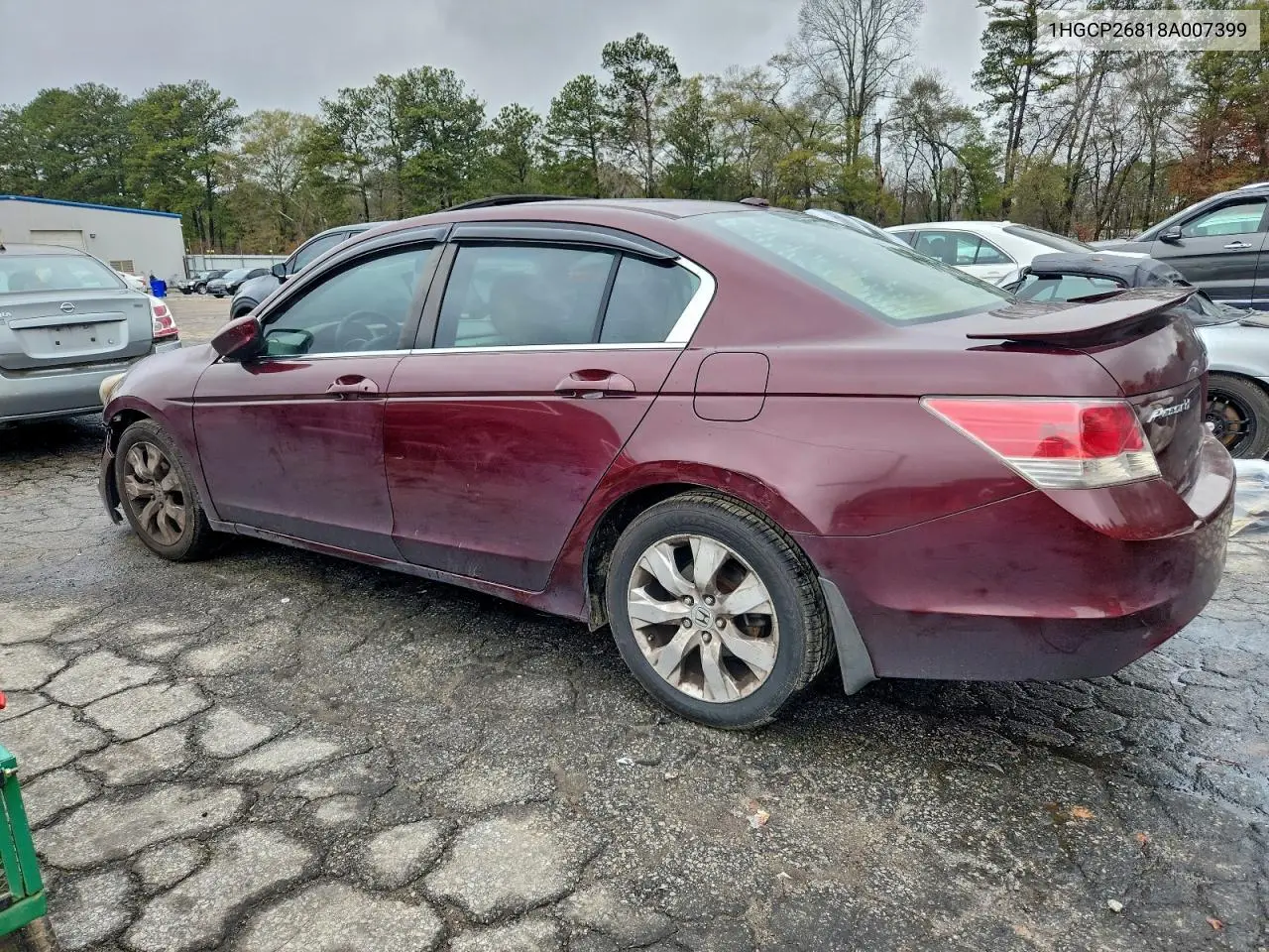 1HGCP26818A007399 2008 Honda Accord Exl