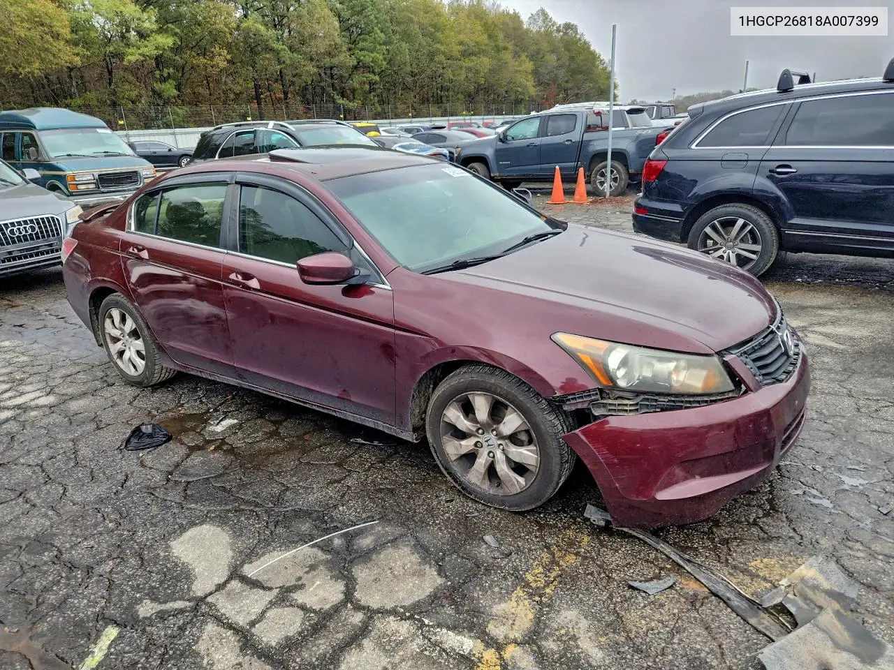 1HGCP26818A007399 2008 Honda Accord Exl