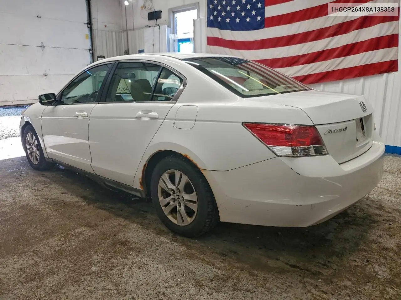 1HGCP264X8A138358 2008 Honda Accord Lxp