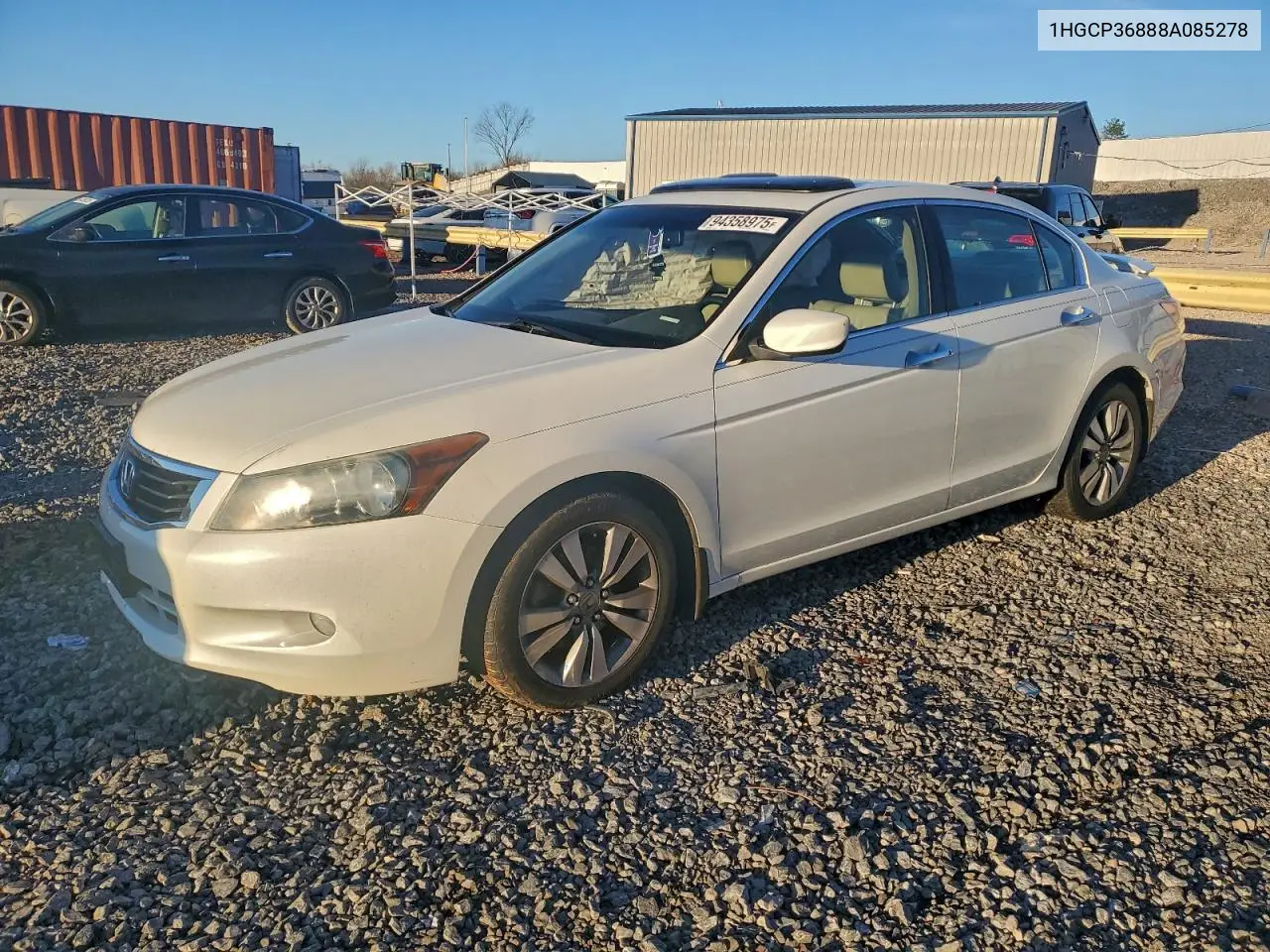 1HGCP36888A085278 2008 Honda Accord Exl
