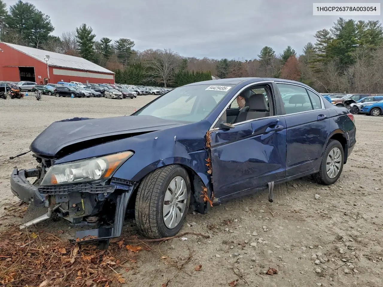 1HGCP26378A003054 2008 Honda Accord Lx