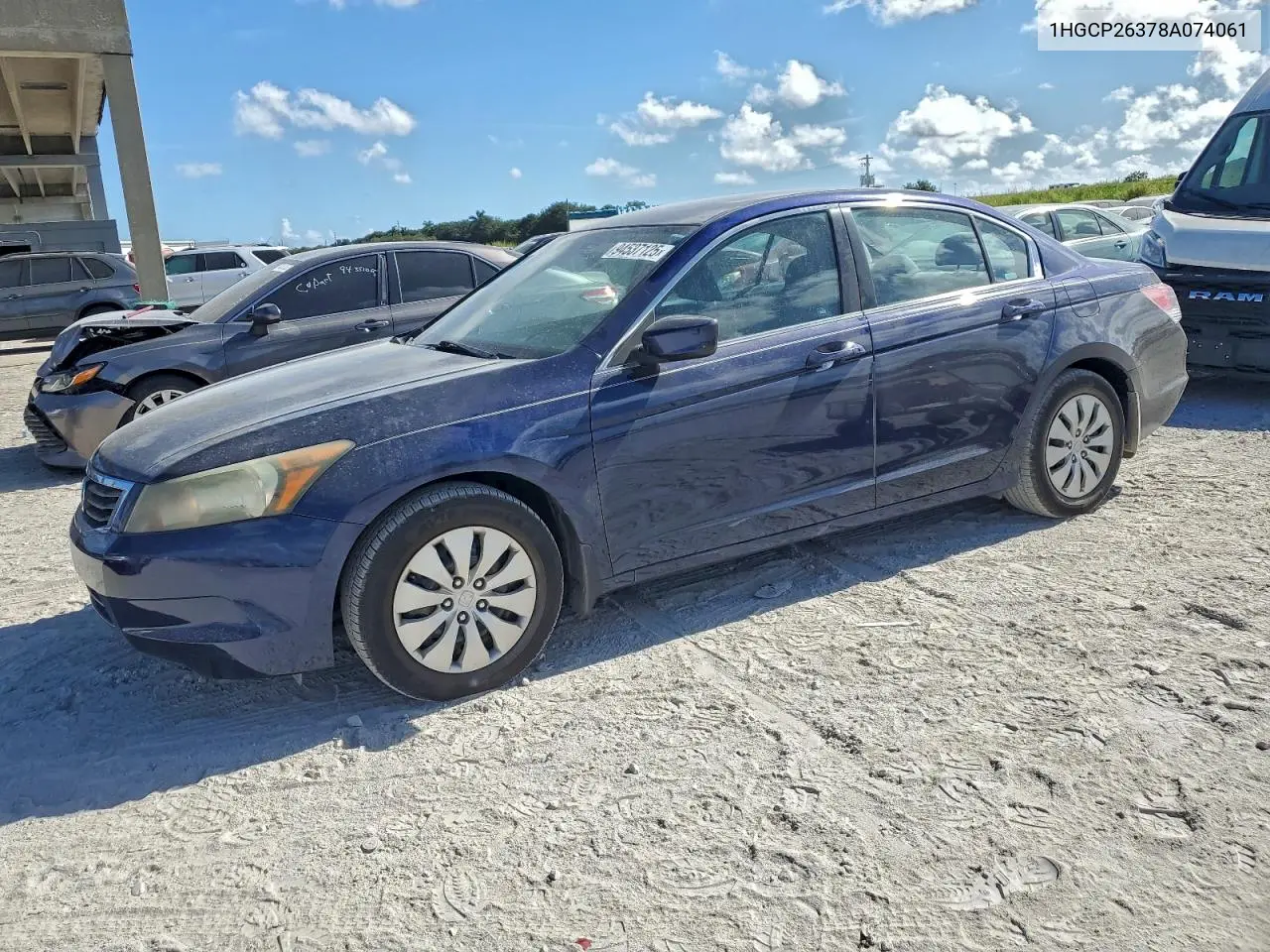 1HGCP26378A074061 2008 Honda Accord Lx