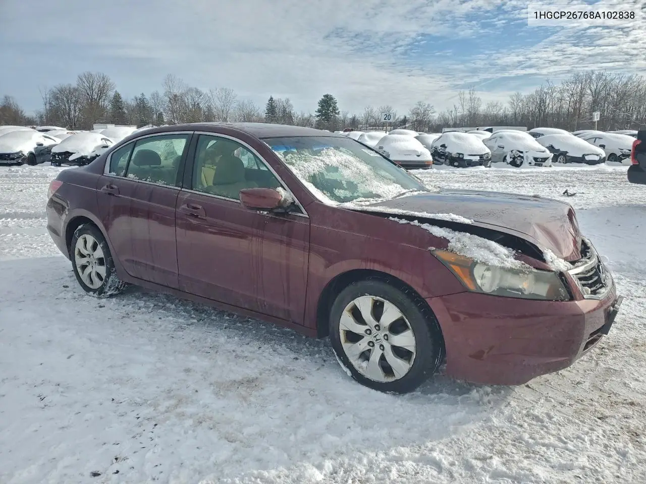 1HGCP26768A102838 2008 Honda Accord Ex