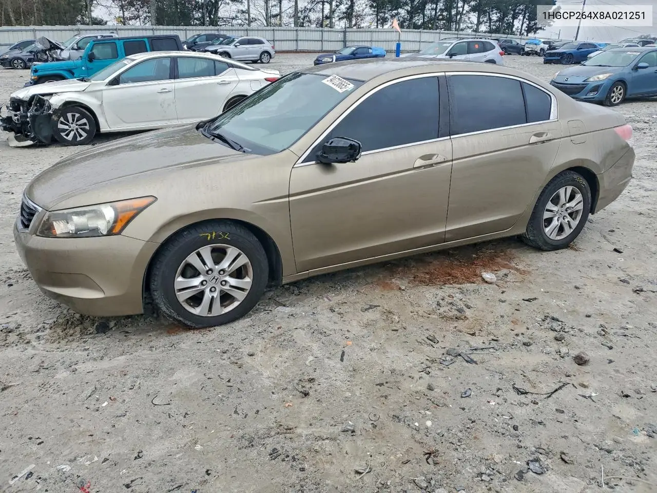 1HGCP264X8A021251 2008 Honda Accord Lxp