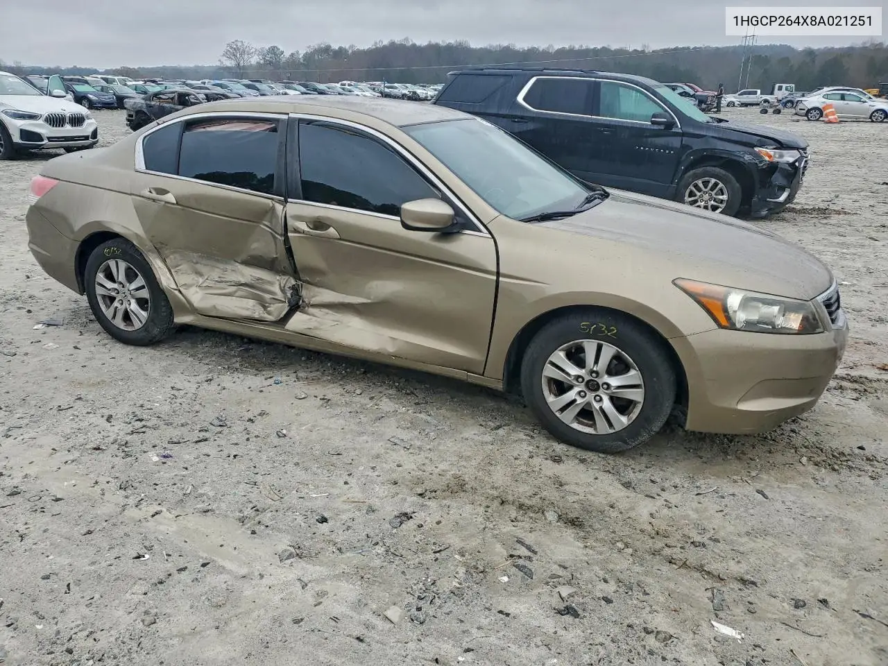 1HGCP264X8A021251 2008 Honda Accord Lxp