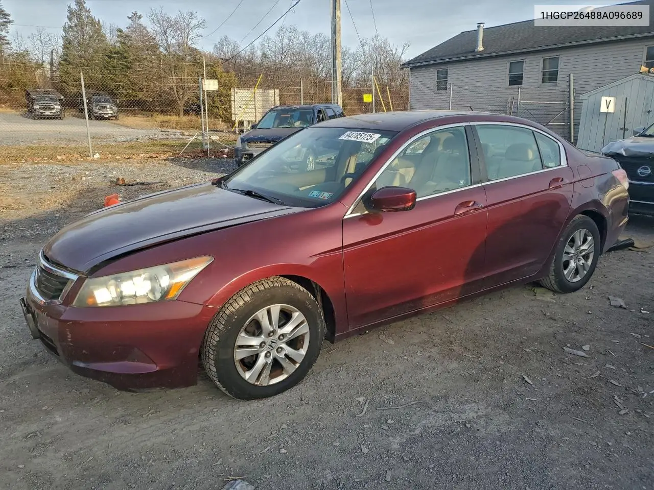 1HGCP26488A096689 2008 Honda Accord Lxp