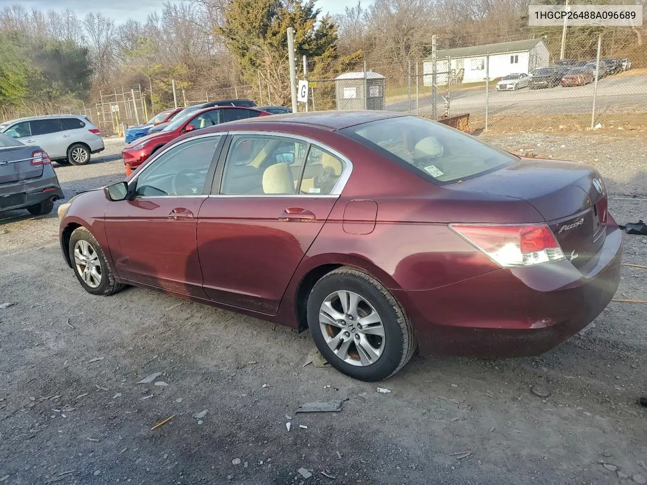 1HGCP26488A096689 2008 Honda Accord Lxp