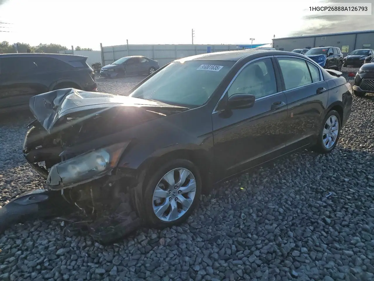 1HGCP26888A126793 2008 Honda Accord Exl
